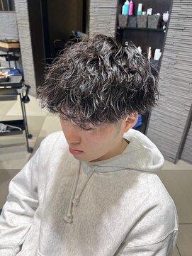 オンリーケアバイジャパン(ONLY CARE by JAPAN) メンズ波巻きスパイラルパーママッシュフェードアイブロウ眉毛