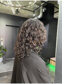 ロングツイストスパイラルスパイラルパーマ波巻きパーマ