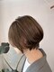 ピークスヘア(peaks hair)の写真/『顔まわり重視したカット』扱いやすくカットラインがより美しいシルエットに◎