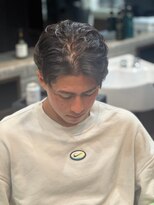 クラシコ(CLASSICO)&nbsp;メンズパーマ理容室バーバースタイルスーツ流行ビジネスショート