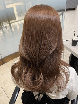 ユーフォリア 銀座本店(Euphoria) Mako ヘーゼルベージュ 透明感カラー ブリーチなし