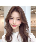 ヘアーズベリー 近鉄八尾店(hairs BERRY) ★ツヤ髪小顔ワンカールおくレイヤーカット美髪チェリーブラウン