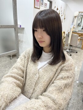 オーセンヘア(AUTHEN.HAIR) 髪質改善カラー　レイヤーカット