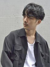 オフ(off) 大人な雰囲気のメンズショート×ニュアンスパーマ
