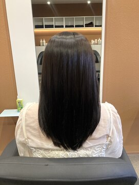 リバティ 登戸(Liberty) セミロング×アッシュカラー