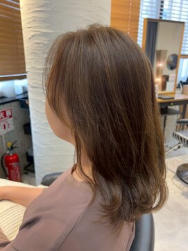 ヘアリゾート粋 トゥジュ 池袋東口店(tujuh) ハニーブラウン/顔まわりレイヤー