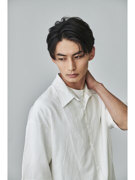 ロンドオム 池袋(Lond Homme) men's/メンズ/ブルーブラック/フェザーパーマ/サーフカール/池袋