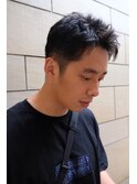 刈り上げショート × アップバングヘア