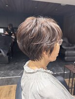 ハピネス クローバー 八木店(Happiness CLOVER)&nbsp;白髪ぼかしハイライトミセスショート