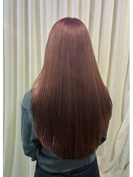 ピンクブラウンカラー