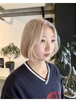 ツイッグ バイ ヤード(twig by YARD.)&nbsp;ホワイトブロンドボブ