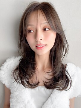 リヤン 表参道(lyann) 小顔カット前髪うるツヤ似合わせカットモテ髪くせ毛風カール