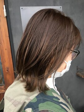 ナナ バイ ピケ(nana by pique) 乾かすだけ/結べるボブ/マロンベージュ/くびれミディアム