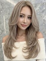 ロウル 渋谷(LOWRL)&nbsp;ミディアムレイヤーカット/似合わせカット/ウェーブミディアム/