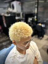 ディグイットバーバーショップ(Dig it !! BARBER SHOP) 全頭ブリーチ
