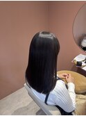 まとまりのある艶ストレート