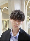 ▲ men"s/メンズ/フェザーパーマ/シャドウパーマ/韓国ヘア0403