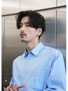 レタッチ バイ フィフス 銀座(RETOUCH by fifth) 新橋メンズパーマツイストスパイラルパーマ波巻きニュアンス