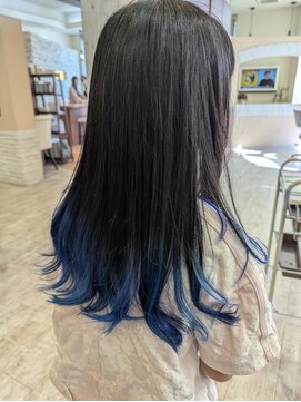 ヴィサージュオーク(VISAGE oak) 推しのCOLORに！ディープブルー×グラデーションカラー