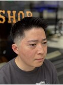スキンフェードツーブロック刈り上げジェットモヒカンマンバン