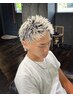 【ご新規様限定】カット&ホワイトメッシュ(ブリーチ2回男性限定)