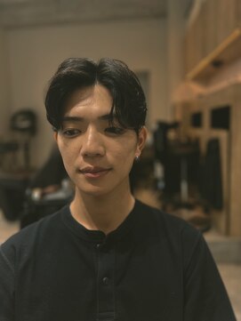 ベンジー 和白店(benji) ニュアンスパーマ×センターパート