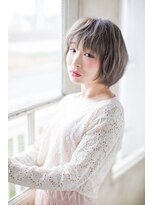 シェリー アン(cherie un) 春夏グレージュボブスタイル