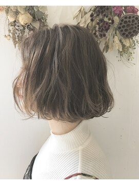 簡単スタイリング伸ばしかけヘア Lepes ルーズパーマボブ L リーピース Lepes のヘアカタログ ホットペッパービューティー