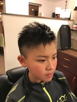 理容 うめむら ベリーショート/アシメ/小学生