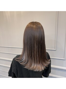 モニ(moni) インナーカラー／ホワイト/シルバー/ハイライト/ブリーチ