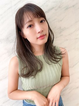 ソワリー 栄(THOiRY) THOiRY【女性らしい柔らかヘア】似合わせ小顔艶髪ゆる巻きロング