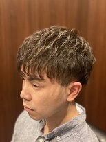 ヒロギンザ 田町店(HIRO GINZA)&nbsp;ゆるフワ！パーマ×ツーブロ　ヒロ銀座/田町/床屋/理容室/メンズ