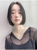 ストレートスタイル_マッシュショートフェザーバング_8760