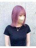 @kamiishi＿freera ピンクラベンダー　ケアブリーチ