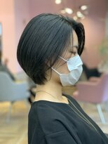 カーサ バイ ハミュウ たまプラーザ(CASA by Humium)&nbsp;20代30代大人可愛いミントアッシュハンサムショート