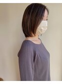 大人女性のひし形ボブスタイル