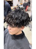 【Nishida】ツイストスパイラルパーマ×マッシュ