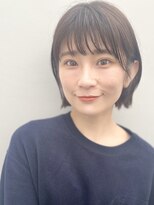 ドロップ(drop)&nbsp;ココアアッシュヘルシースタイル外ハネボブ〈表参道/青山/drop〉