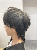 メンズ/ ショートウルフマッシュスタイル