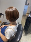 ふんわりナチュラルボブ