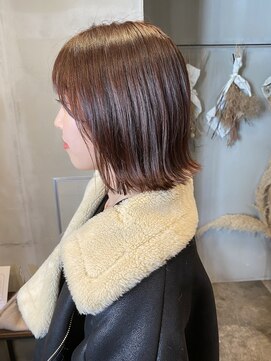 フレーム なんば店(FRAME) レッドブラウンボブ