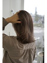 ノートエートル 西金沢(Nought etre)&nbsp;20代30代/ハイトーンカラー/透明感ベージュ/ツヤ髪スタイル