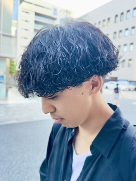 オーガニック アトリエ 大宮(organic+atelier) 波巻きスパイラルパーマメンズマッシュツイストスパイラルパーマ