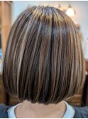 ツヤツヤボブヘア