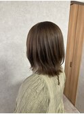 ブリーチなしアッシュベージュ