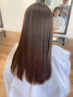 【艶髪美人】酸性ストレートパーマ+カシミヤトリートメント　￥25300　⇒