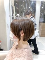 アッシュ 大泉学園店(Ash)&nbsp;丸みショートボブ×アッシュベージュ【Ash大泉学園　横山】