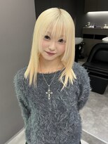 ロテ 名古屋 名駅店(Lote.)&nbsp;イメチェン/ホワイトブロンド/外ハネボブ/美髪/名駅