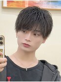 ソフトツイストパーマラウンドマッシュ