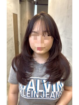 ジーナ 池袋(Zina) 似合わせワンカールレイヤー　池袋　髪質改善　縮毛矯正　小林優